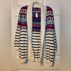Talbots Open Front Cardigan Size X
